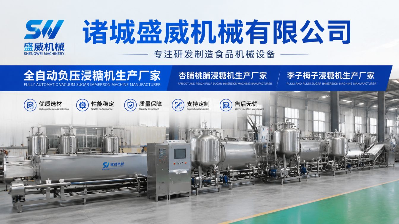 南充为果脯加工提供负压浸糖方案